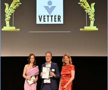 Gold Status for Vetter: Named Best Managed Company for the fourth time